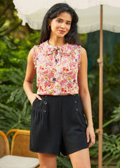 Curiosity Tied the Bow Blouse