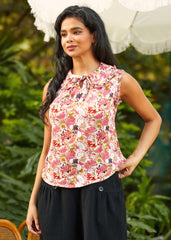 Curiosity Tied the Bow Blouse