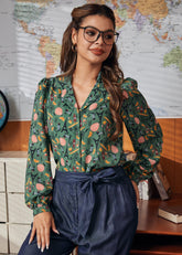 Call It a Classic Camp Collar Long Sleeve Shirt