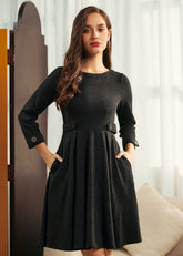 After Dark Fit & Flare Dress