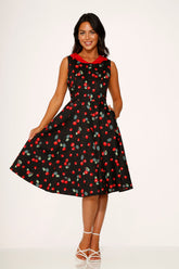 Black Cherry Swing Dress