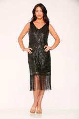 Black Flapper Dress