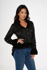 Black Victorian Tailed Jacket