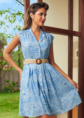 Breezy Boardwalk Shirt Dress
