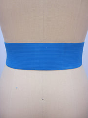 Bright Blue Elastic Belt