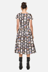 Cloister Goth Midi Dress