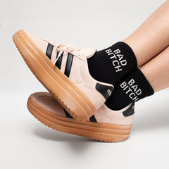 Bad Bitch Quarter Crew Socks