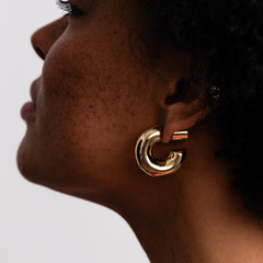 Bubble Hoop Earrings
