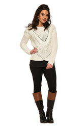Angel Holm Fringe Sweater