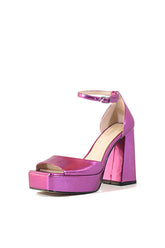 Chaser Metallic Platform Heels