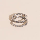 Chain Huggie Hoop Earrings