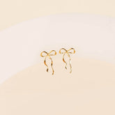 Dainty Bow Stud Earrings