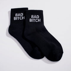 Bad Bitch Quarter Crew Socks