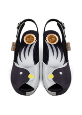 Chocolaticas® Black Birds Women's Sandal