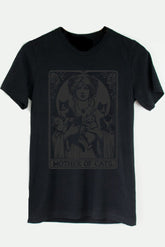 Black on Black Mother of Cats Tarot: T-Shirt, Pullover, Hoodie, Tank or Long Sleeve