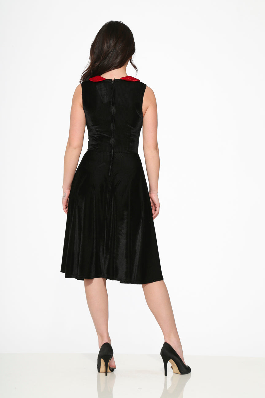 Black Red KurtRoy Swing Dress