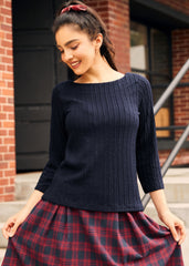 A Crisp Autumn Breeze Boatneck Top