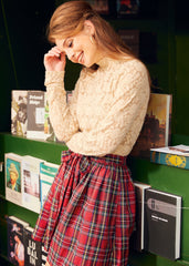Charmed I'm Sure Bow Dirndl Skirt