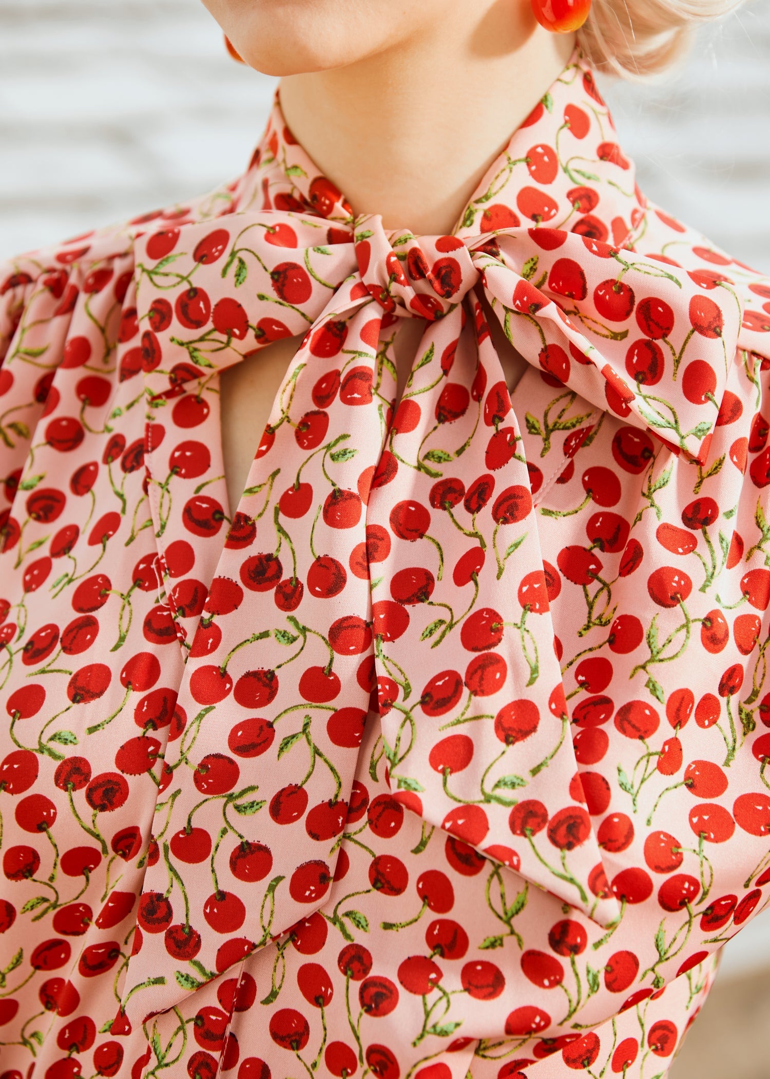 Cherry Sweet Bow Blouse