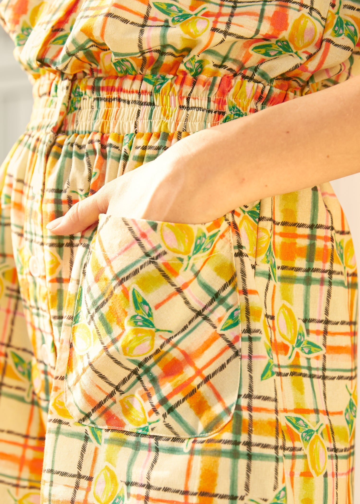 Buttoned Up & Out Romper