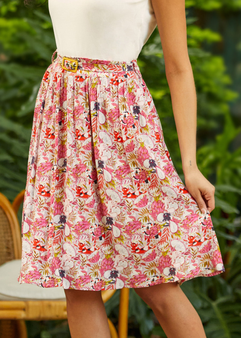Buckle Up Buttercup Skirt