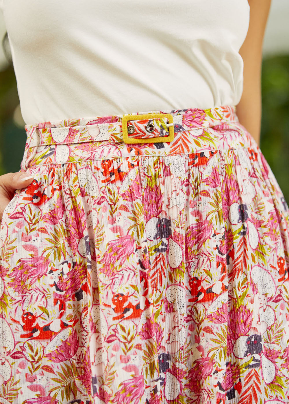 Buckle Up Buttercup Skirt