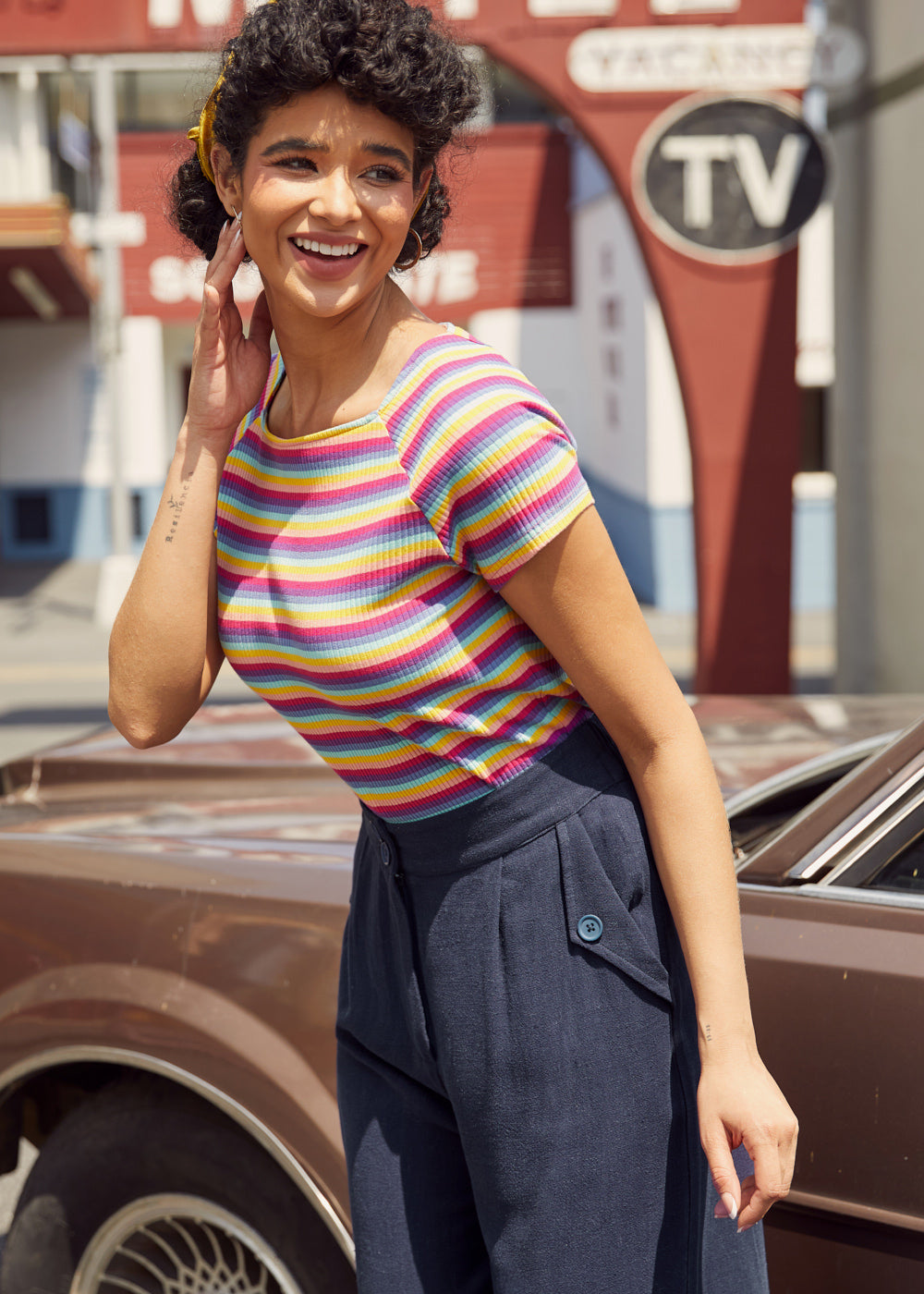 Cruisin' Cutie Rib Tee