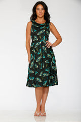 Dark and Mystical Butterfly Swing Dress