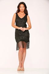 Black Flapper Dress
