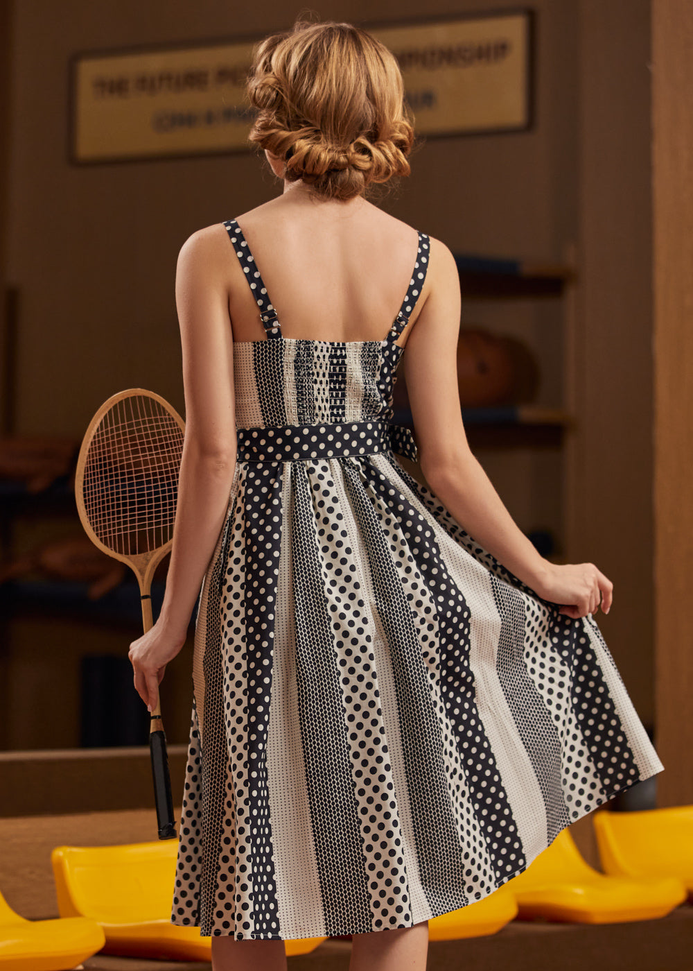 Center Court Sweetheart Dress
