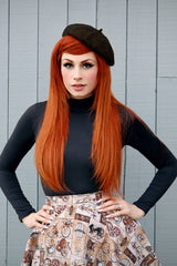 Black Mock Neck Top