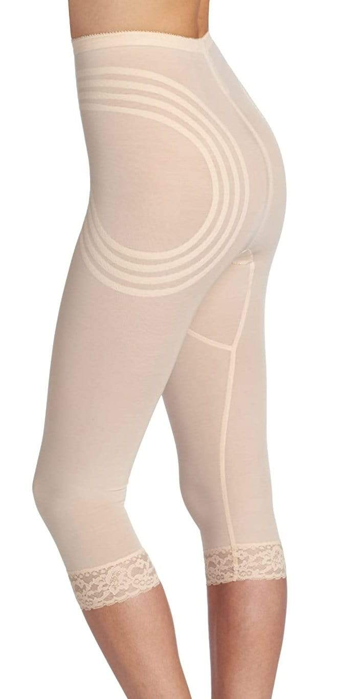 Breathable Waistline Capri Pant Liner | Power Mesh Fabric | Firm to Extra Firm Support | Style 6269