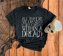 A Dream Within A Dream Poe Quote: T-Shirt