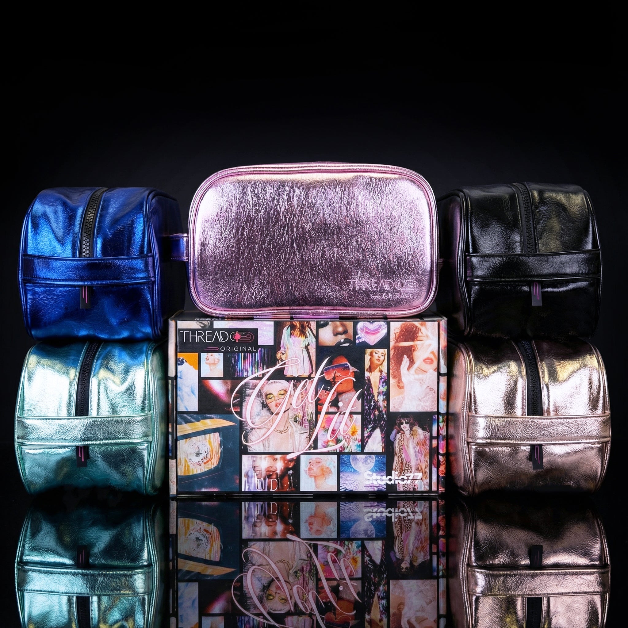 Aurora Get Lit Light Up Makeup Bag - Pink