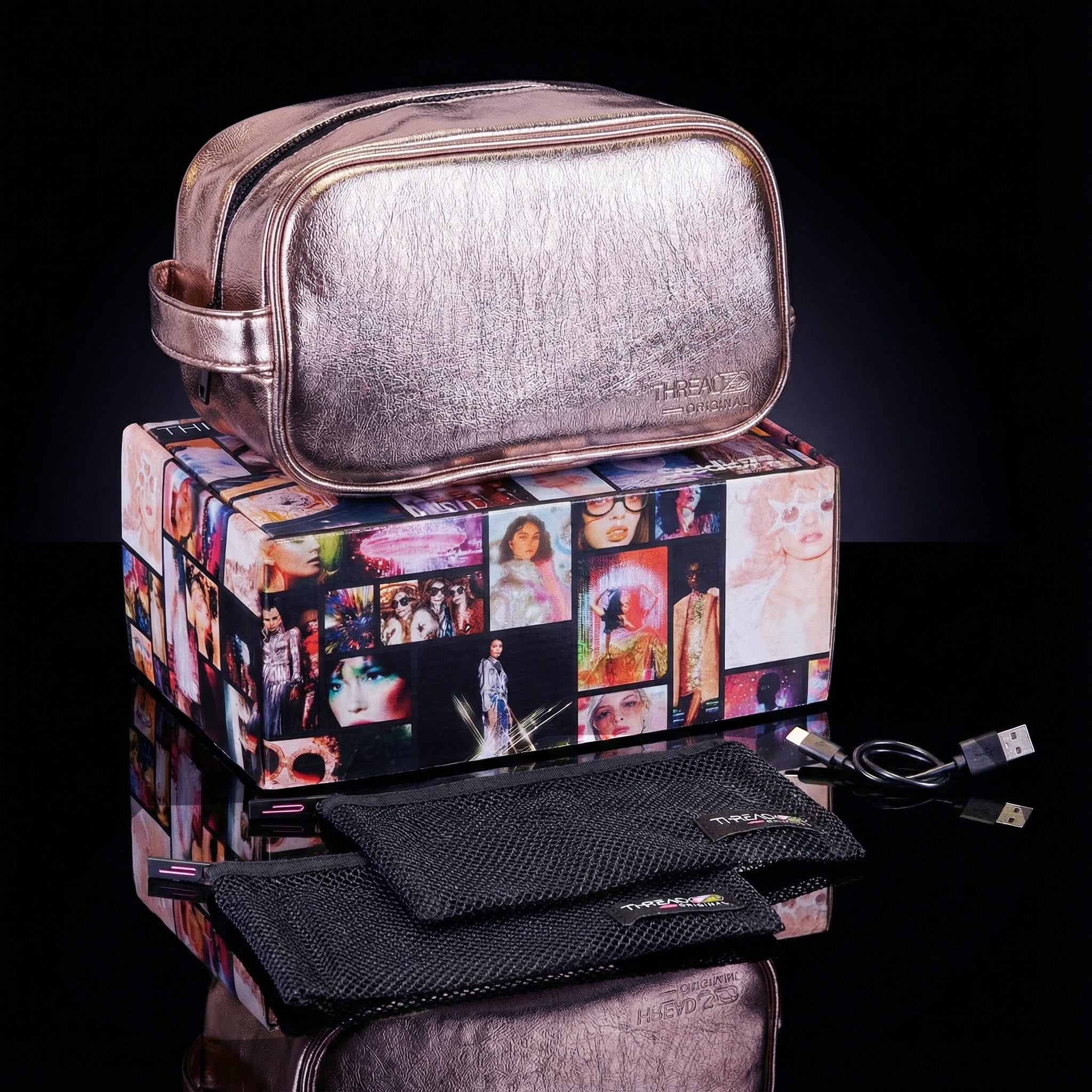 Aurora Get Lit - Light Up Makeup Bag - Fizz