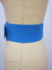 Bright Blue Elastic Belt