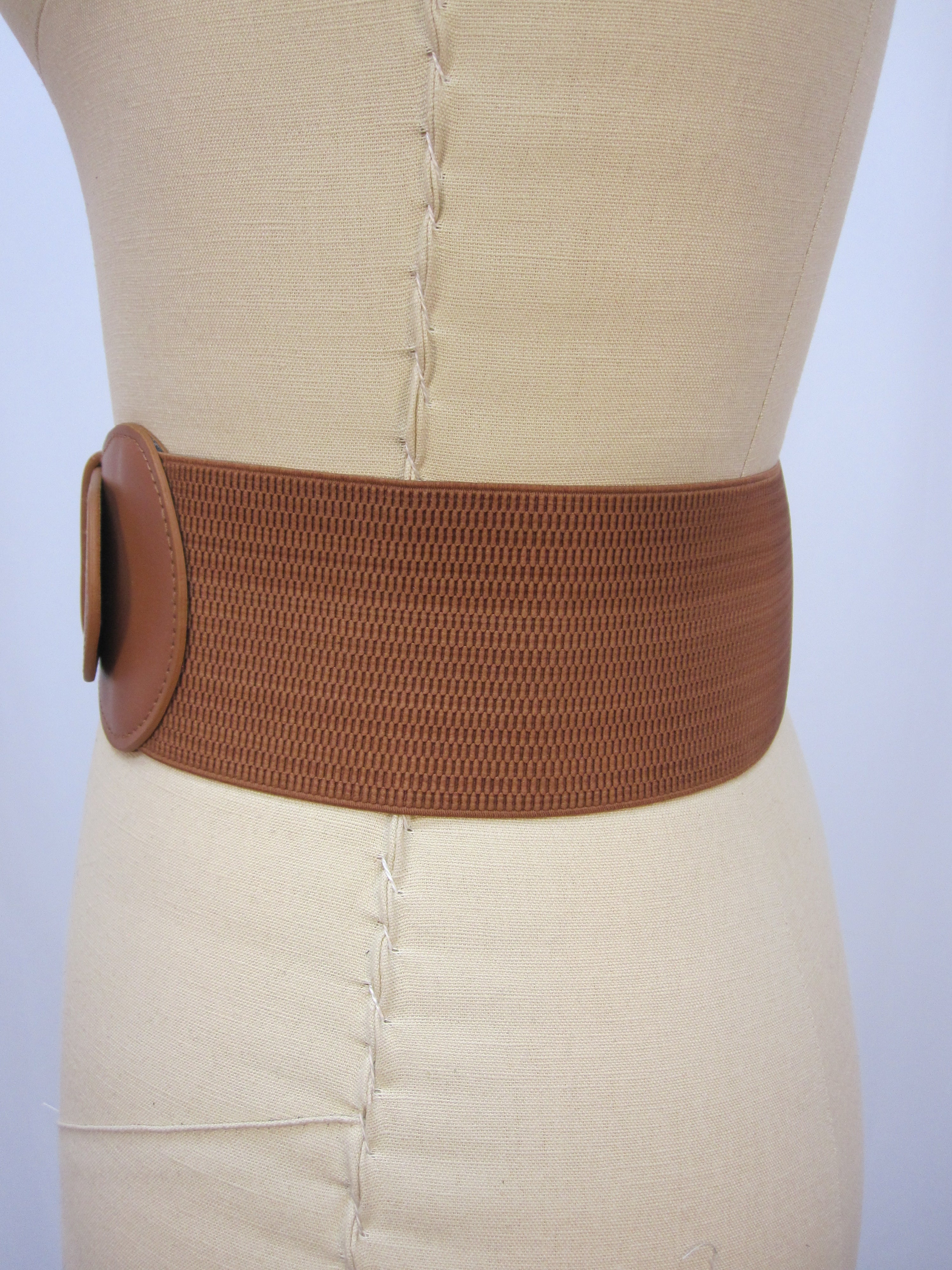 Brown Elastic Belt