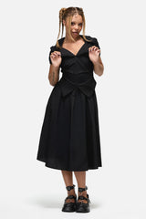 Conquest Goth Midi Dress