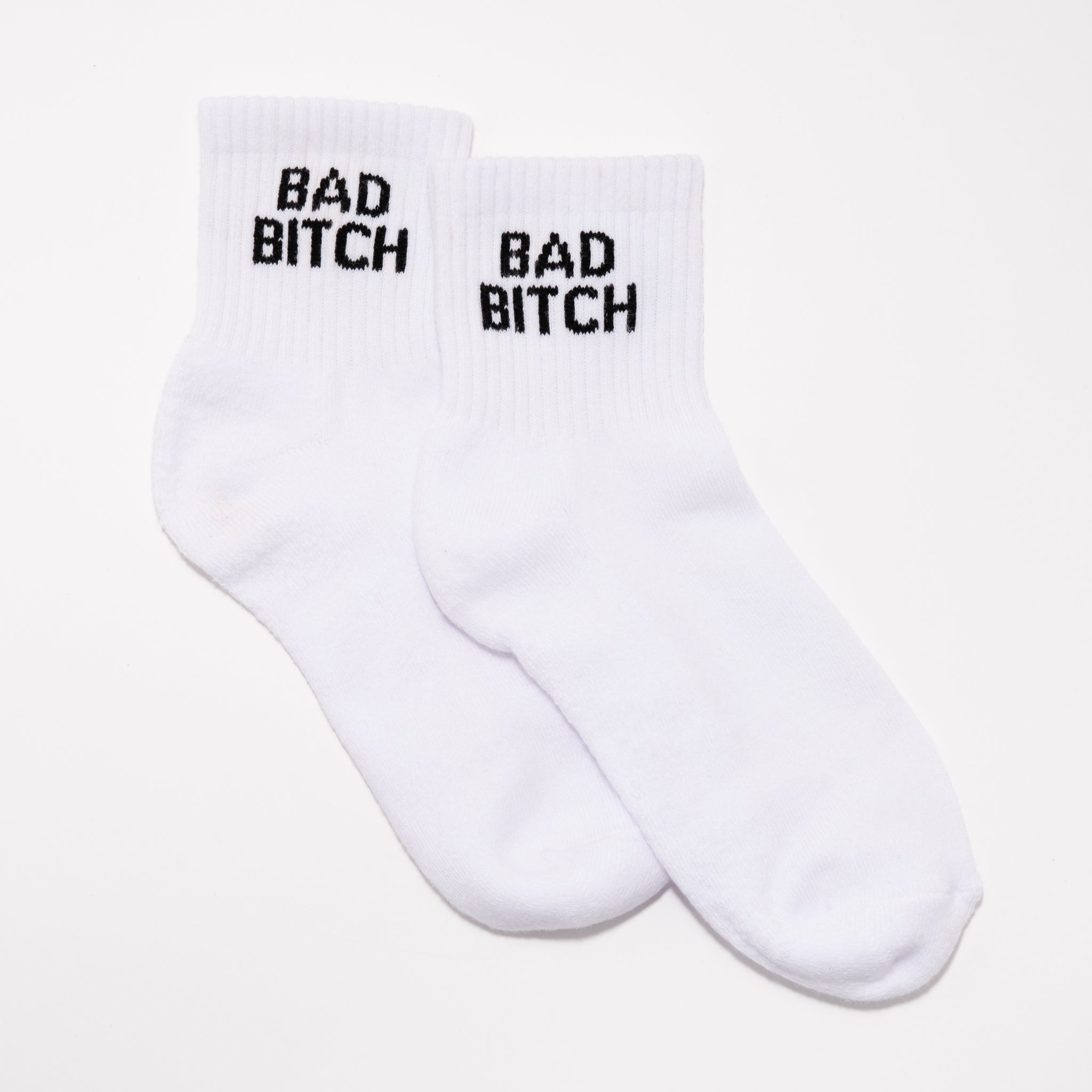 Bad Bitch Quarter Crew Socks
