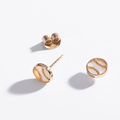 Baseball Stud Earrings