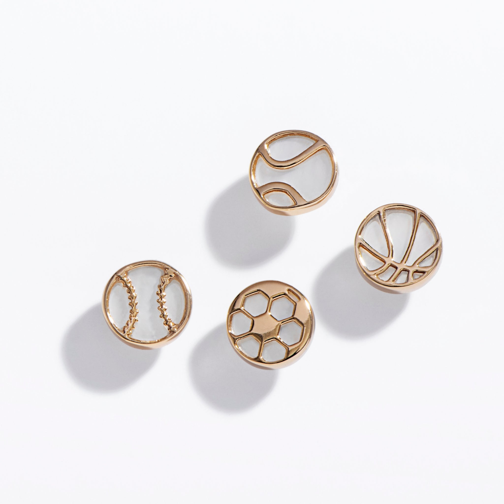 Baseball Stud Earrings