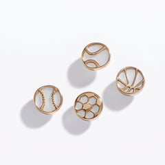 Baseball Stud Earrings