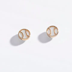 Baseball Stud Earrings