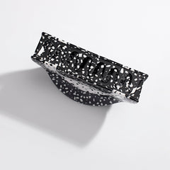 Black and White Rainbow Hair Claw