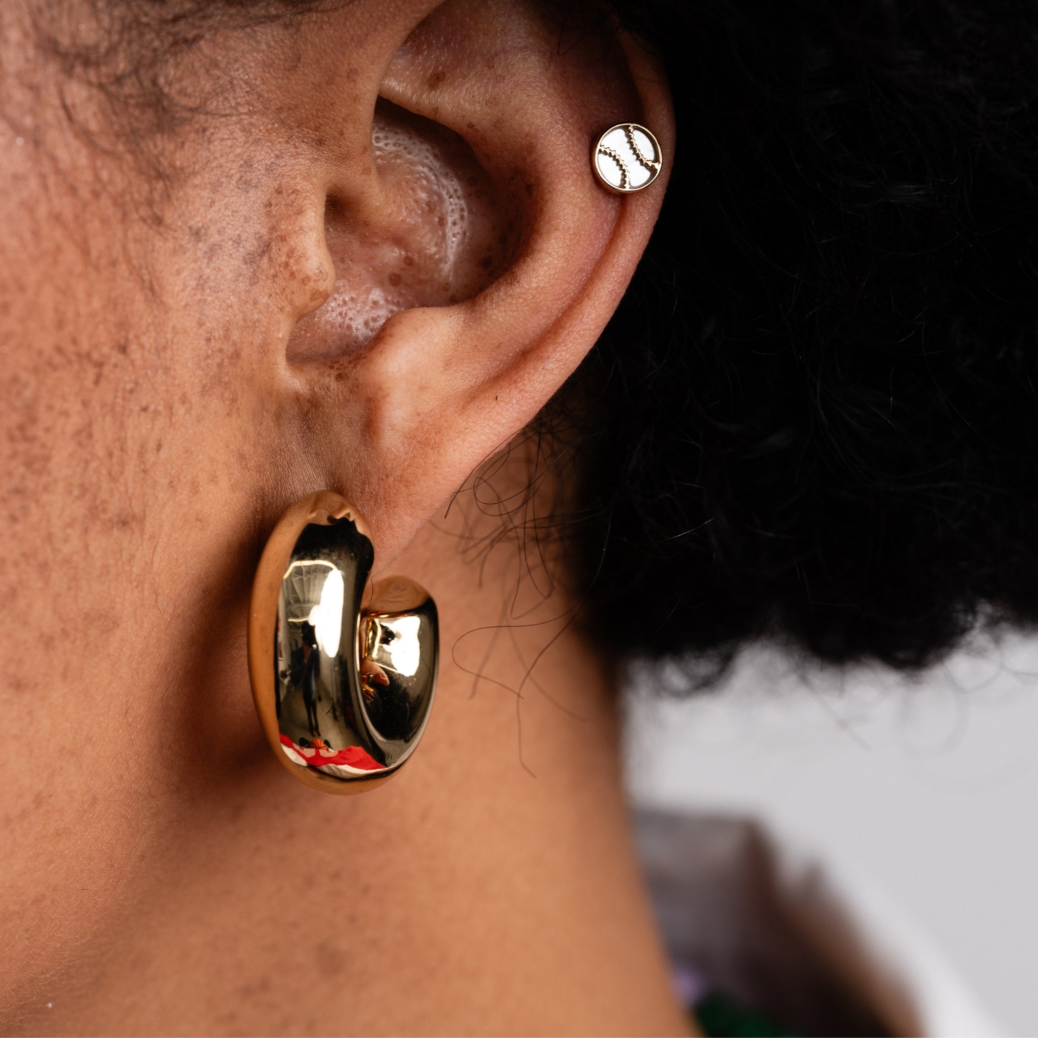 Bubble Hoop Earrings