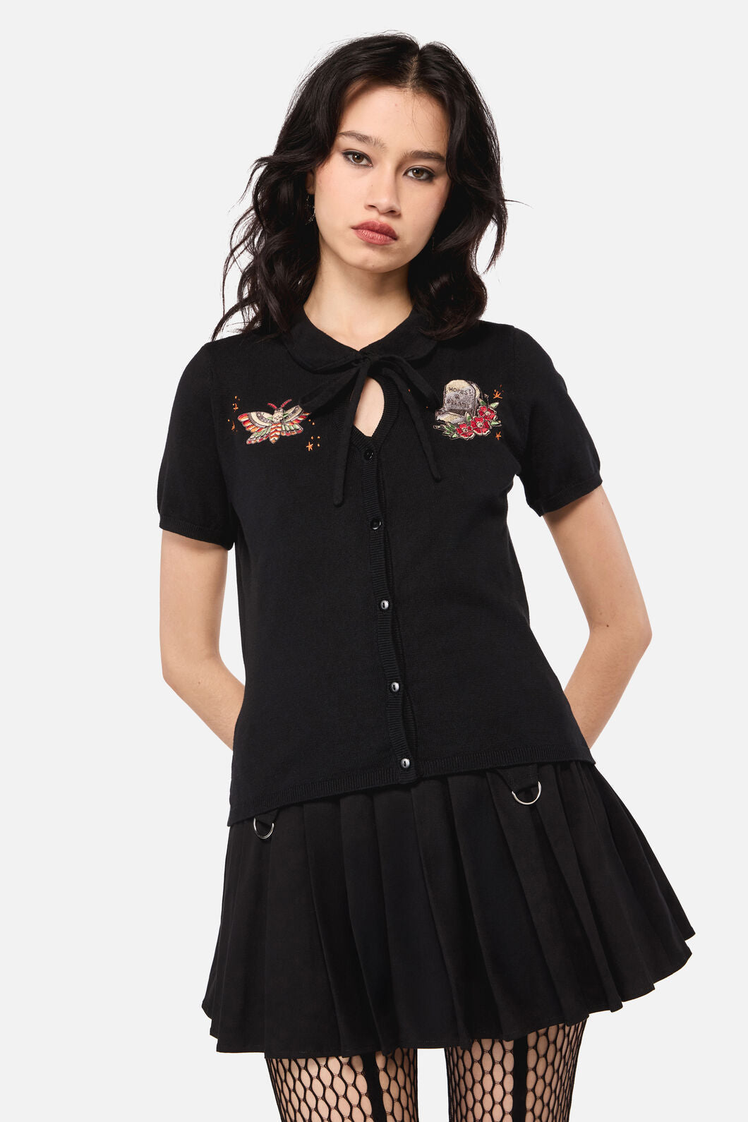 All Hallows Eve Tattoo Placement Cardigan