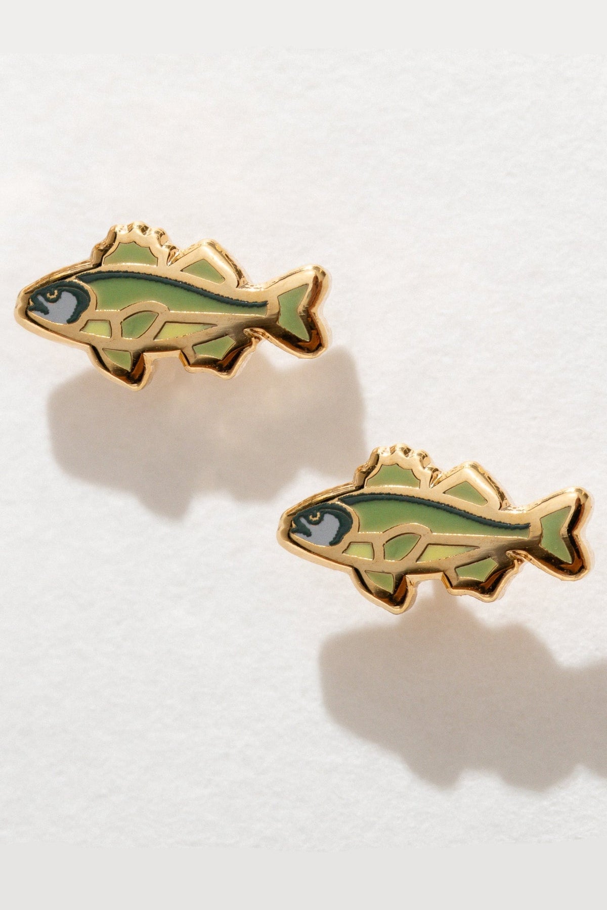 Bass Fish Studs