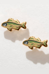 Bass Fish Studs