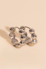 Bubble Chunky Rounded Huggie Hoop Earrings
