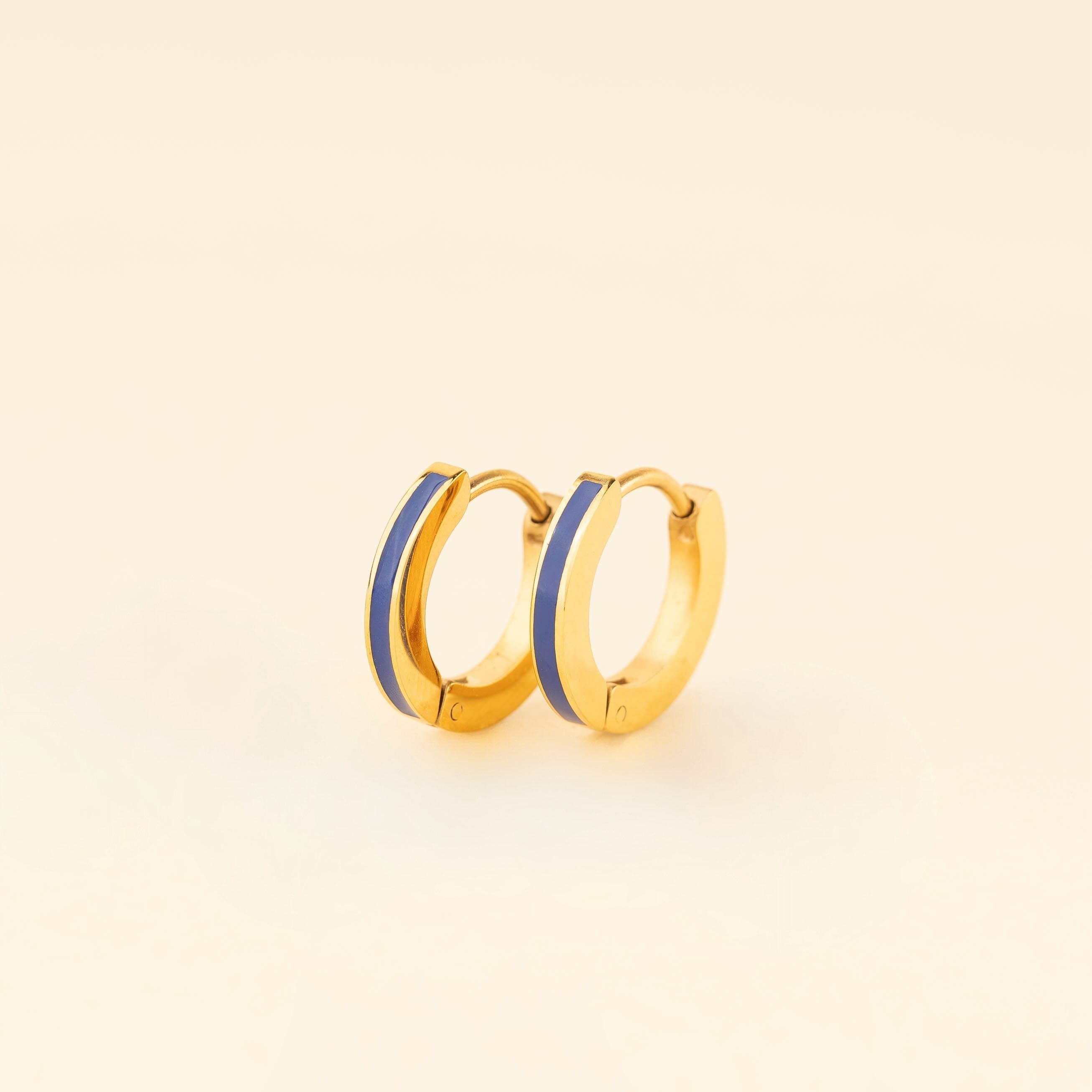 Color Huggie Hoop Earrings